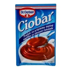 CIOBAR topla čokolada crna 25g Dr.Oetker slide slika