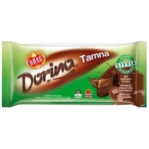 Čokolada KRAŠ Dorina tamna bez šećera 80g slide slika