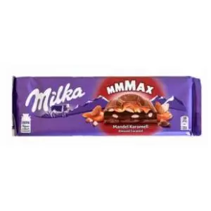 Čokolada MILKA almond caramel 300g slide slika