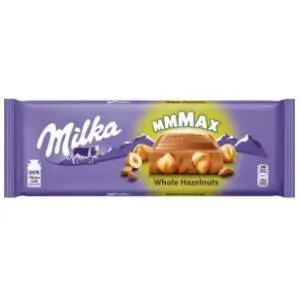 Čokolada MILKA celi lešnici 270g slide slika