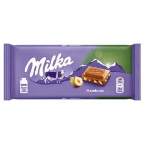 Čokolada MILKA lešnik 80g slide slika