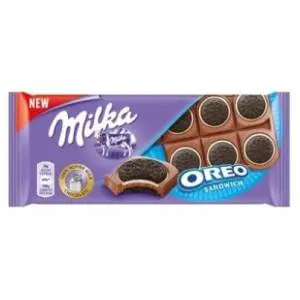 Čokolada MILKA Oreo sendvich 92g slide slika