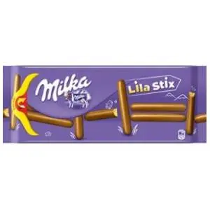 Čokoladica MILKA keks ChocoLilaStix 112g slide slika