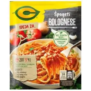 Dodatak C špageti Bolognese 55g slide slika