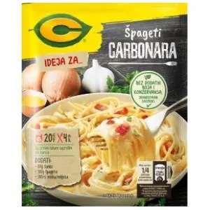 Dodatak C špageti Carbonara 37g slide slika