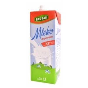 Dugotrajno mleko BAŠ BAŠ 2,8%mm 1l