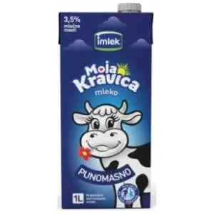 Dugotrajno mleko IMLEK Moja kravica punomasno 3,5%mm 1l slide slika