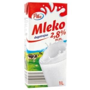 Dugotrajno mleko PILOS 2,8%mm 1l slide slika