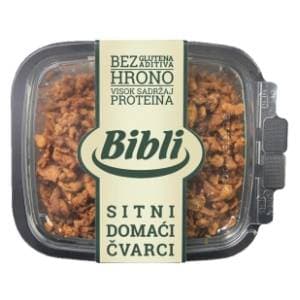 BIBLI sitni domaći čvarci 200g slide slika