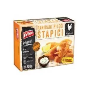 FRIKOM Panirani pileći štapići 300g slide slika