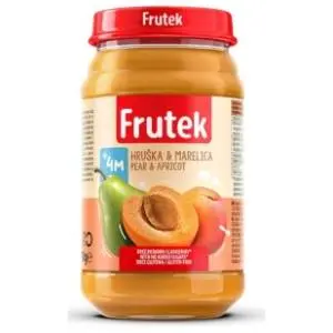 FRUTEK kašica kajsija kruška 190g slide slika