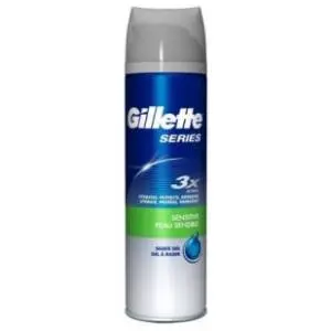 Gel za brijanje GILLETTE Series sensitive 200ml slide slika