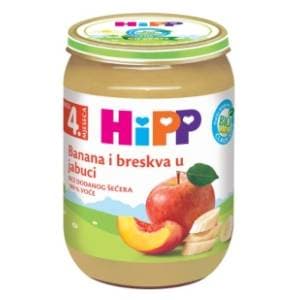 HIPP kašica banana breskva 190g