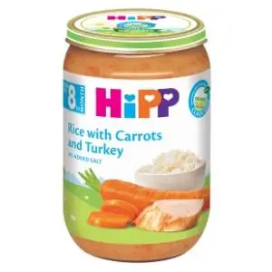 HIPP kašica pirinač šargarepa ćuretina 220g slide slika