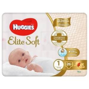 HUGGIES pelene Elite Soft 1 26kom slide slika