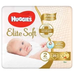 HUGGIES pelene Elite Soft 2 25kom slide slika