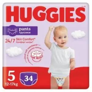 HUGGIES pelene Pants 5 34kom slide slika
