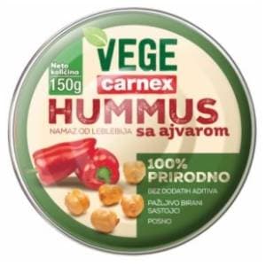 Hummus CARNEX Vege ajvar 150g slide slika