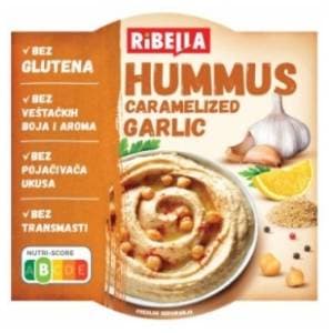 Hummus RIBELLA karamelizovani luk 200g slide slika