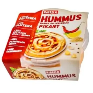 Hummus RIBELLA pikant 80g slide slika
