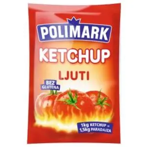Kečap POLIMARK ljuti kesica 90g slide slika