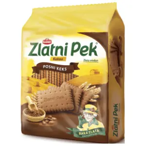 Keks Bambi ZLATNI PEK kakao 630g slide slika