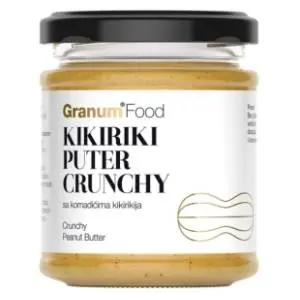Kikiriki puter GRANUM crunchy 170g slide slika