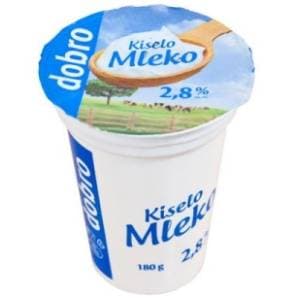 Kiselo mleko DOBRO 2.8%mm 180g slide slika