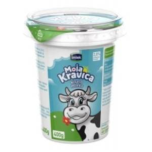 Kiselo mleko IMLEK Moja kravica 2,8%mm 400g slide slika