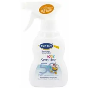 Losion za sunčanje u spreju TOP TEN Kids SPF50 200ml slide slika