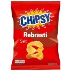 MARBO Chipsy Rebrasti slani 140g slide slika