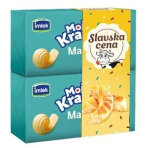 Maslac IMLEK Moja kravica 2x125g slide slika