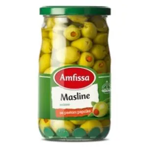 AMFISSA masline sa paprikom 680g slide slika