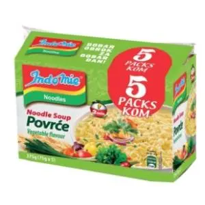 Nudle INDOMIE povrće 5kom slide slika