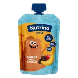 NUTRINO Junior voćni pire banana jabuka čokolada 180g slide slika