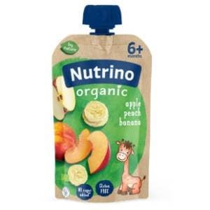 NUTRINO Organic voćni pire jabuka breskva banana 100g
