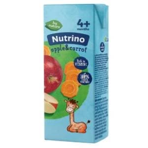 NUTRINO sokić jabuka šargarepa 200ml slide slika