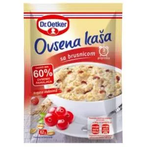 DR.OETKER ovsena kaša brusnica 62g slide slika
