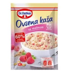 DR.OETKER ovsena kaša maline 60g slide slika