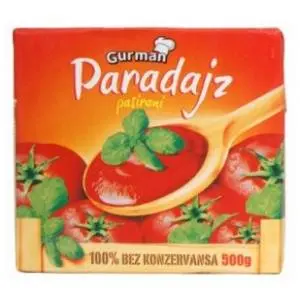Paradajz sok GURMAN pasirani 500g slide slika