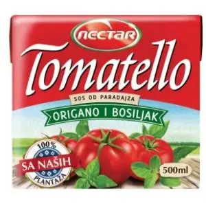 Paradajz sok TOMATELLO origano & bosiljak 0.5l slide slika