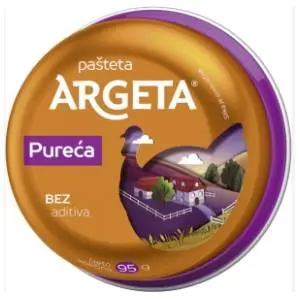 Pašteta ARGETA ćureća 95g slide slika