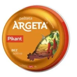 Pašteta ARGETA pikant kokošija 95g slide slika