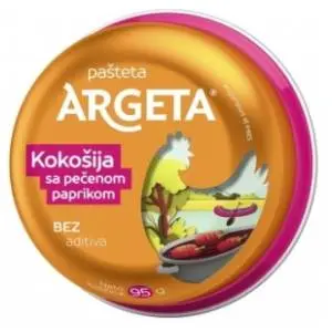 Pašteta ARGETA sa pečenom paprikom 95g slide slika