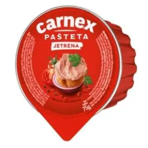 Pašteta CARNEX jetrena 75g slide slika