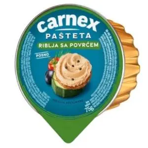 Pašteta CARNEX riblja 75g slide slika