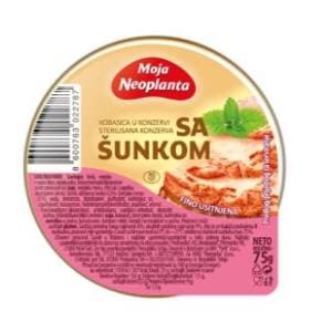 Pašteta NEOPLANTA sa šunkom 75g slide slika