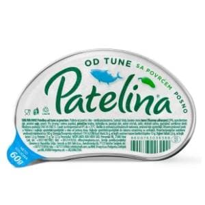 Pašteta PATELINA tuna povrće 60g slide slika