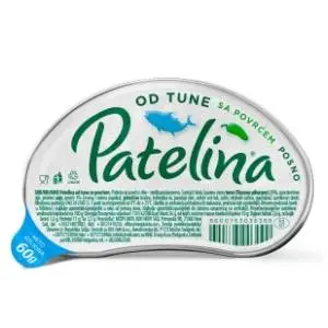 Pašteta PATELINA tuna povrće 60g slide slika