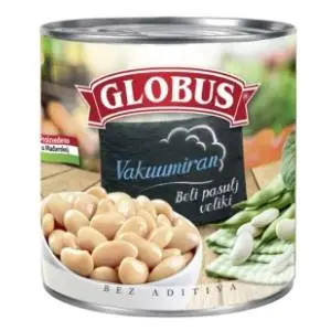 Pasulj GLOBUS beli veliki 326g slide slika